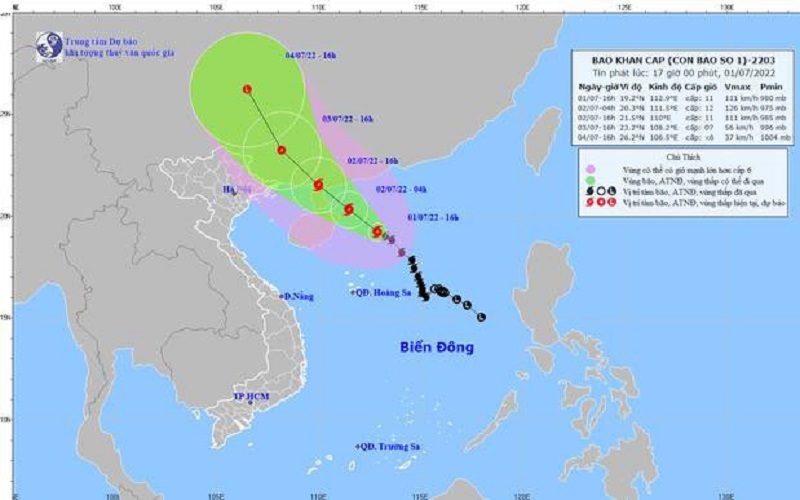 Tập trung ứng phó bão số 1 và mưa lũ